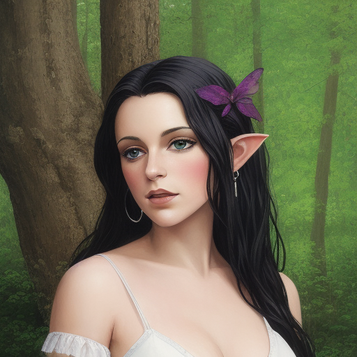 02377-1923483270-mixed race beautiful dark elf woman walking through forest, closeup portrait, paint dithering, faded oils on canvas,   0.6.png